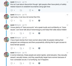 The vast majority of male born transwomen still retain a penis