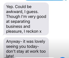 Annoying guy doesn’t seem to get the message