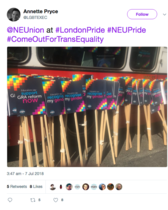 AIBU to be pissed off with my unions supports of GRA at Pride?