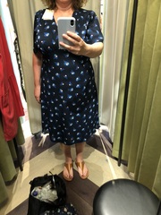 They are trying to tell me this dress looks good for a wedding.