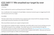 Fair Play For Women wants your ideas for GRA campaign materials