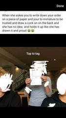 To think that taking part in a charity fundraiser doesn't excuse this behaviour...