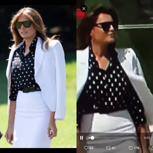 Melania has a body double?