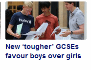 Boys and GCSEs
