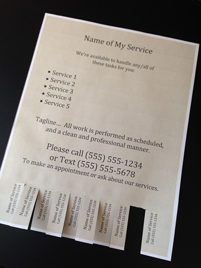 Would you throw this leaflet away?