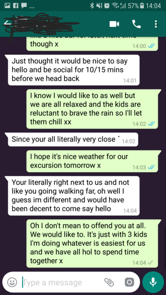 Awful holiday