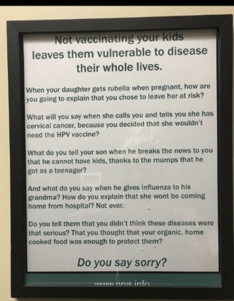 SIL has not vaccinated my nieces
