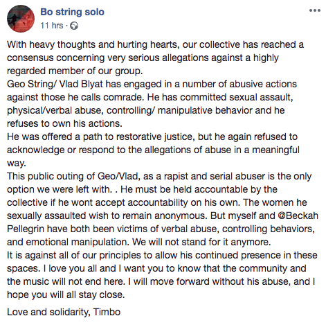 Woke guy that did that "terfs are trash" song accused of sex crimes