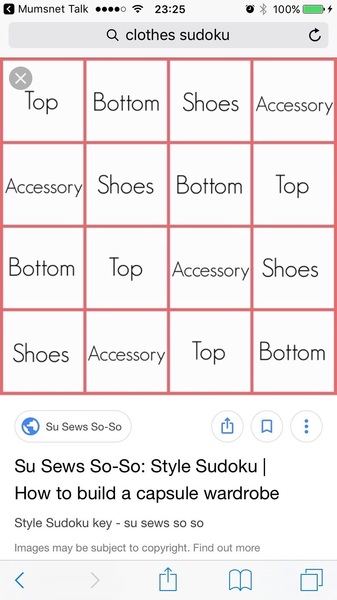 Capsule wardrobe