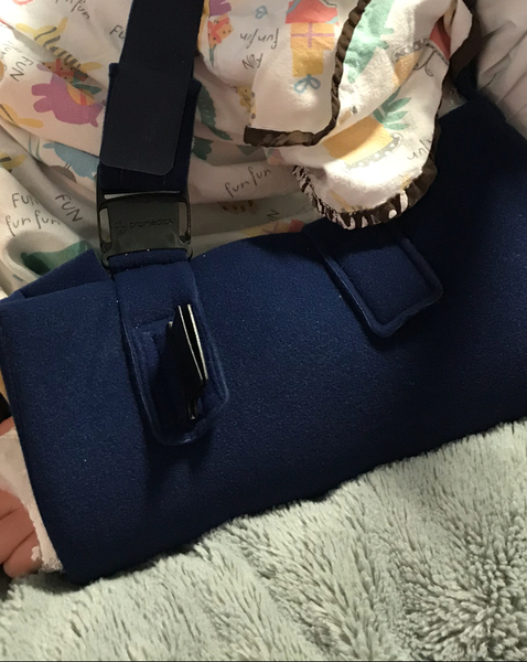 To ask if you keep sling on at night?