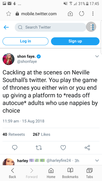 Neville Southall's twitter account.