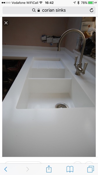 Quartz worktops and sinks. Exciting! ;-)