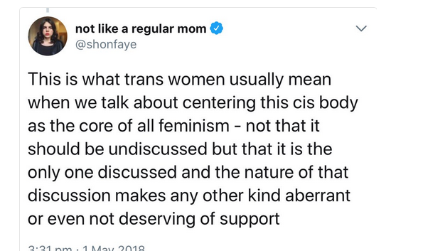Shon Faye thinks the words "girl", "woman" and "she" were "invented" in the 13th century