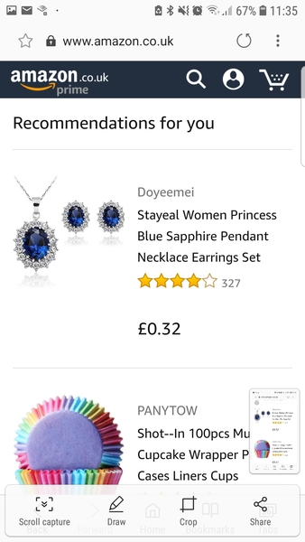To be freaked out a little by Amazon?