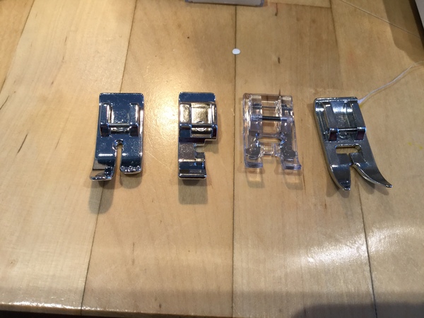 What are these feet thingies for on my sewing machine?