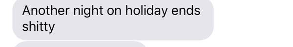 To Not Make An Effort on DP and DSC holiday return