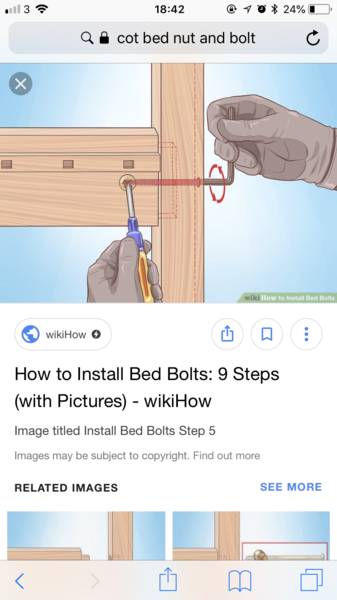 I seem to have irreperably broken ds's bed - help!