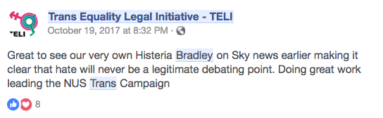 Jess Bradley - a government advisor on women's rights suspended by NUS over indecent blog. Part iii