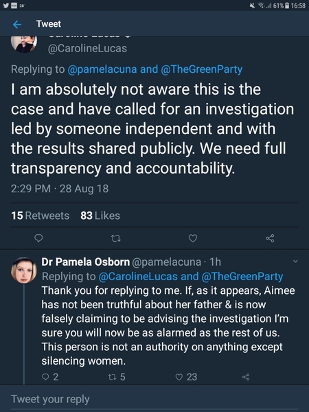 Green Party statement continuation thread