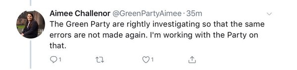 Green Party statement continuation thread