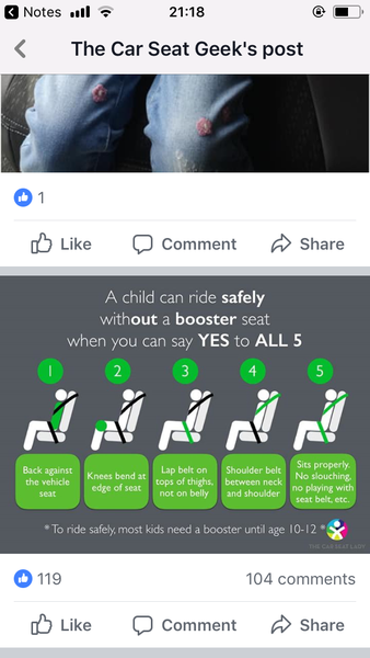 concerning booster seat