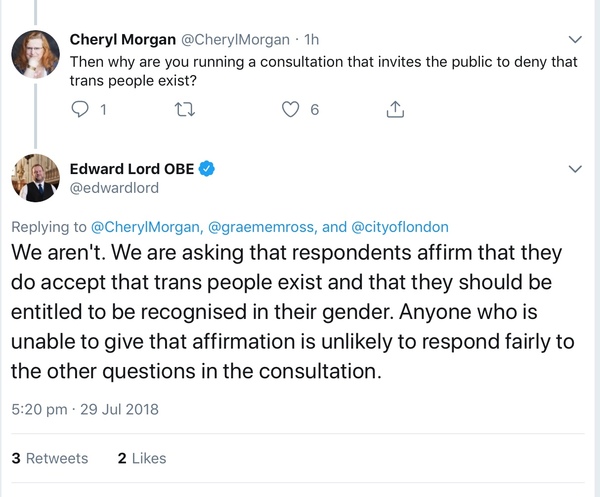 City of London's sneaky 'Consultation' to end its Single Sex Spaces in Sunday Times