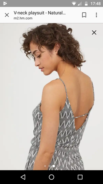 Playsuit  that doesn't show your bra!