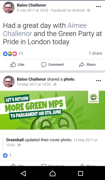 Have Scouts said anything about Assistant leader 'Baloo' Challenor?