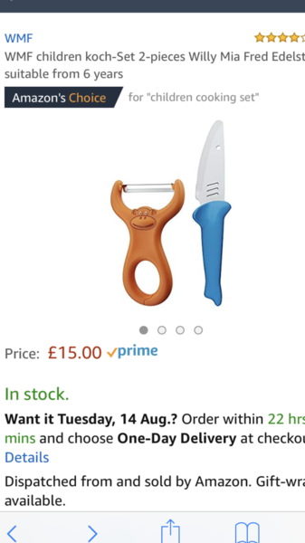 Kids cookery equipment