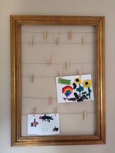 A really big pinboard for teenager's photos + posters + drawings + cards