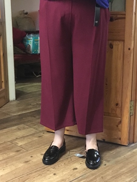 Footwear for cropped trousers