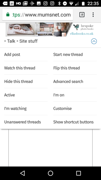 Anyone else lost the shortcut bar at the bottom on mobile site?