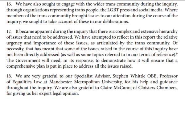 WEP conference, questions for panel of trans rights advocating barristers?