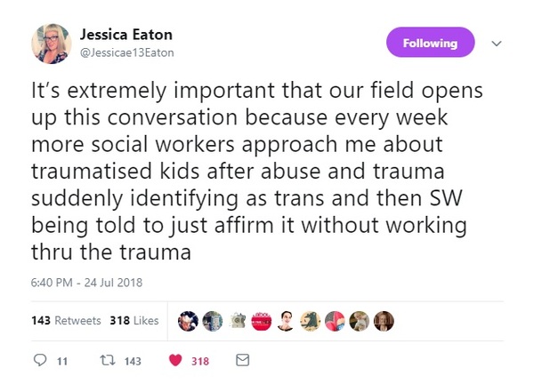 Paedophile expert warns of transitioning as a ploy