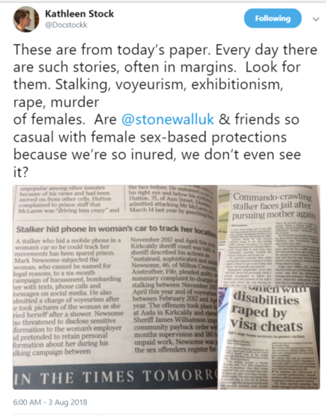 Stonewall's Report on domestic and sexual violence services. Interviews with professionals in the sector