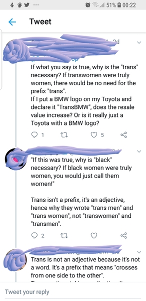 Why do TRAs keep using black women when defending TWAW?