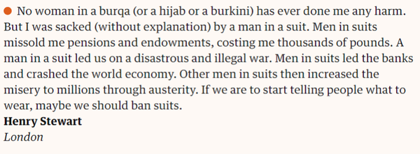 Boris Johnson pillar box comment