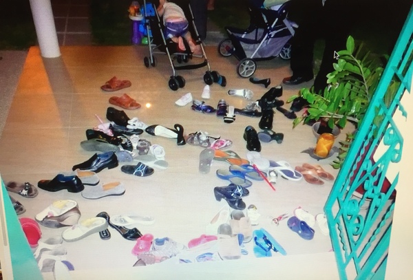 To ask all guests to take shoes off in my house?
