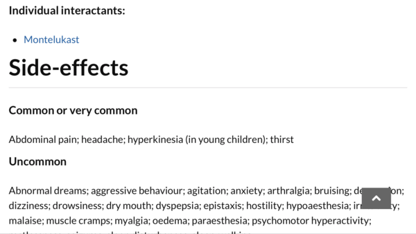 To ask you about my son's montelukast medication?