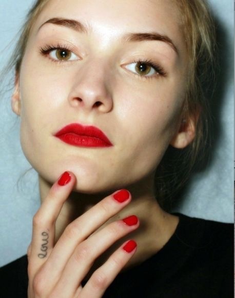 Would you consider a classic red polish suitable for work?