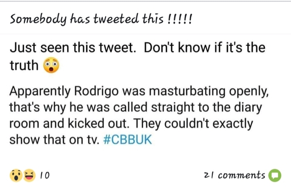 Celeb BB Thread 3 - Shout Shout Let It All Out - Natalie takes Tears for Fears literally