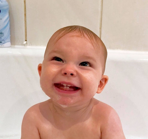 To clap my hands and skip about in a elephantine manner?