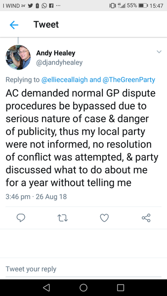 Green Party statement