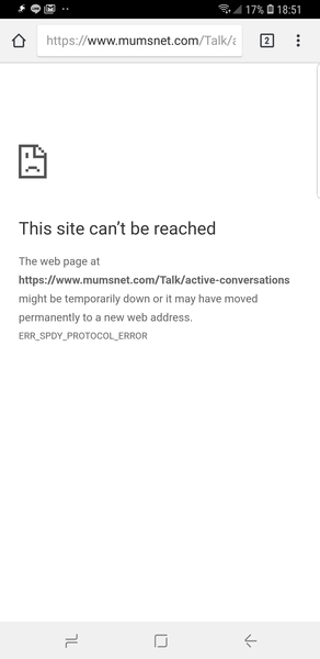 Site not loading