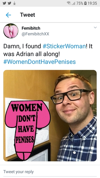 Dr Adrian Harrop - Dr Misogyny is pursuing another woman.