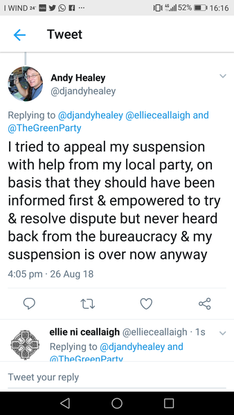 Green Party statement