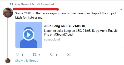 Dr Julia Long has just been brilliant on LBC
