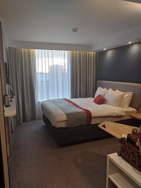 To be nervous about staying in a 'proper' hotel?