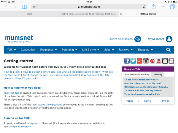 MNHQ here: removing the 90 day limit on _Chat threads