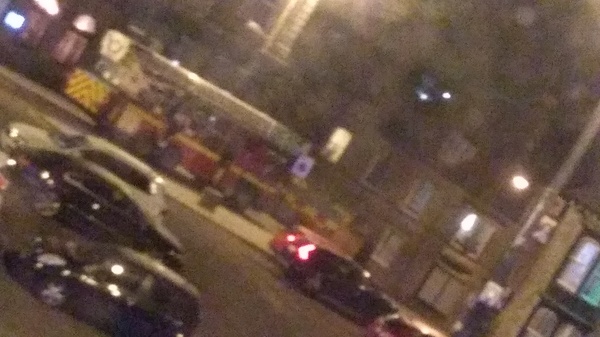 What are these fire engines doing?